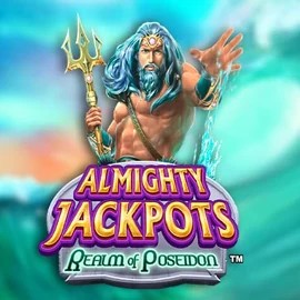 Almighty Jackpots – Realm of Poseidon online game logo by Novomatic on n1betat.com