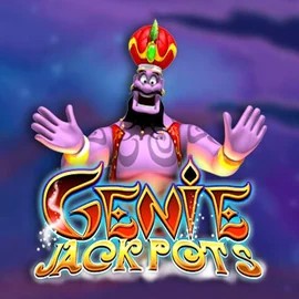 Genie Jackpots slot logo by Blueprint Gaming at N1Bet Casino