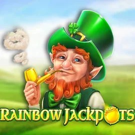 Rainbow Jackpots slot logo by Red Tiger Gaming at N1Bet Casino